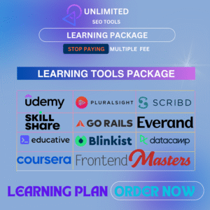 Learning Plan - Access 10+ Premium Tools